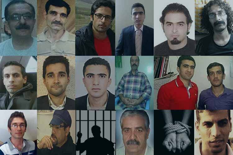 زندانیان سیاسی سالن ۱۰ زندان گوهردشت