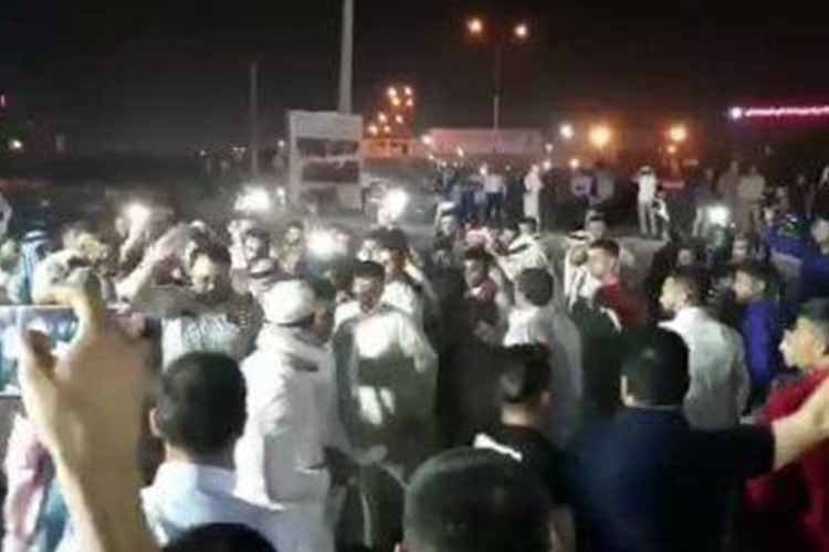 شهروندان معترض اهوازی