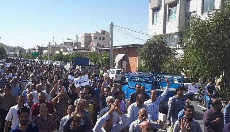 تظاهرات مردم کازرون