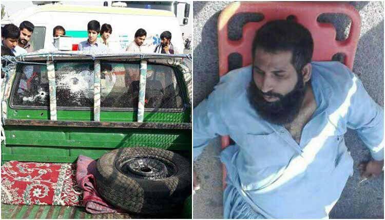 خودرو یک شهروند بلوچ هدف شلیک ماموران نیروی انتظامی