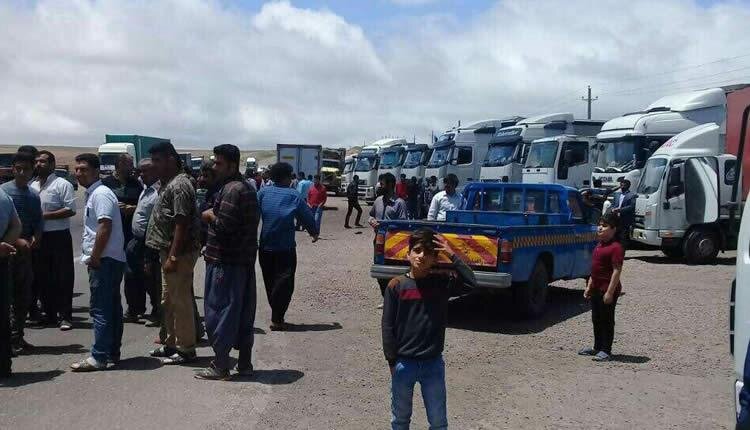 بازداشت شماری در جریان اعتصاب کامیون‌داران
