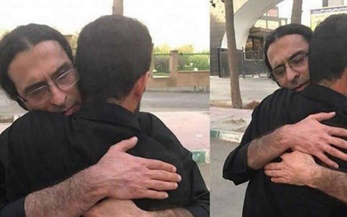 مرخصی سعید شیرزاد از زندان رجایی شهر کرج برای اولین بار