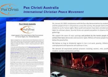 فراخوان سازمان پاکس کریستی - استرالیا به کمیسر عالی حقوق‌بشر ملل ‌متحد