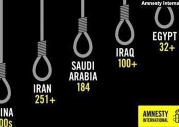 گزارش سازمان عفو بین‌الملل ایران مسئول یک‌سوم کل اعدام‌ها در جهان است
