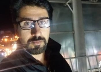 زندانی سیاسی اکبر باقری محبوس در زندان تهران بزرگ