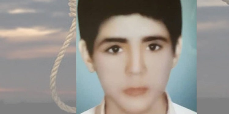 اعدام سجاد سنجری کودک مجرم پس از ۱۰ سال در زندان دیزل آباد کرمانشاه