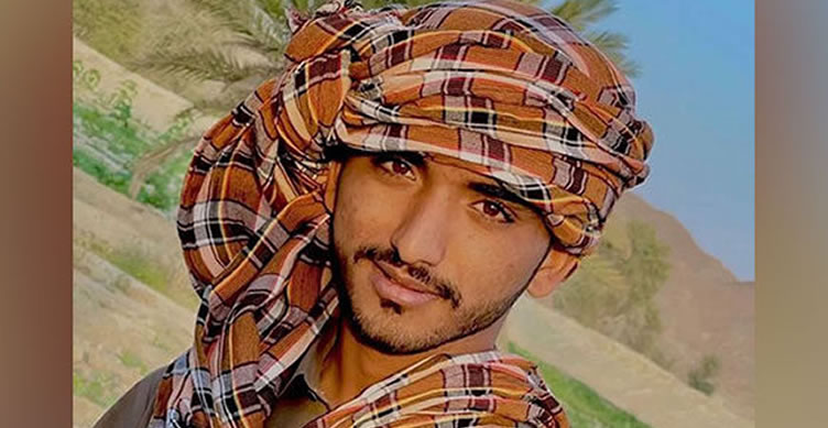 کاظم هوت جوان بازداشتی بلوچ در زندان زاهدان