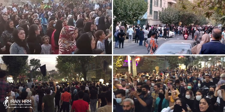 مهسا (ژینا) امینی-درگیری شدید معترضان و پلیس ضدشورش در شهرهای مختلف ایران